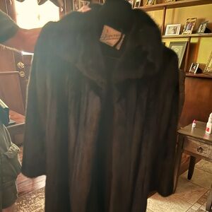 Mink Coat Black - Furs by Guarino